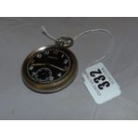 MOERIS MILITARY POCKET WATCH AM A1112 WORKING EST[£30-£60]