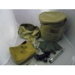 EFA EX ARMY CANVAS TUB SPATS & HAVERSACK ETC EST[£12-£25]