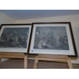 TWO ENGRAVINGS AFTER WILLIAM HOGARTH EST[£150-£250]