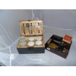 WW11 GERMAN FIELD REQUISTES IN WOODEN & BAKELITE BOXES EST [£15-£25]