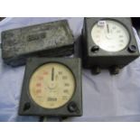 TWO LARGE REV COUNTING DIALS AND A BMW TOOLBOX EST [£15- £30]