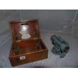 MILITARY THEODOLITE B94 NO 38870 BY COOKE TROUGHTON & SIMMS LTD YORK IN WOODEN BOX EST[£50-£80]