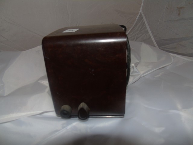 SMALL BAKELITE WIRELESS RADIO PHILLIPS - VALVO GERMAN MADE 9"X 6" EST [£30- £60 ] - Image 3 of 3