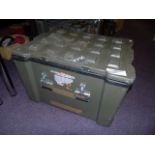 MOD HEAVY DUTY PLASTIC LOGISTIC BOXES FOAM INTERIOR 78cm x 65cm X48cm TALL EST[£20-£40]
