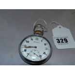 HELVETIA GSTP 25884 MILITARY POCKET WATCH RECONDITIONED EST [£60-80]