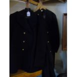 DUTCH NAVAL WOOL REEFER JACKET & GABERDINE TRENCH COAT EST (£40- £60)