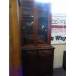 EDWARDIAN BOOKCASE MARRIAGE EST [£25- £35]