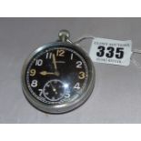 HELVETIA MILITARY POCKET WATCH GSTP 182906 EST[£30-£60]