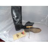 PAIR OF GERMAN JACK BOOTS AND FIELD SEWING KIT EST[£30-£60]