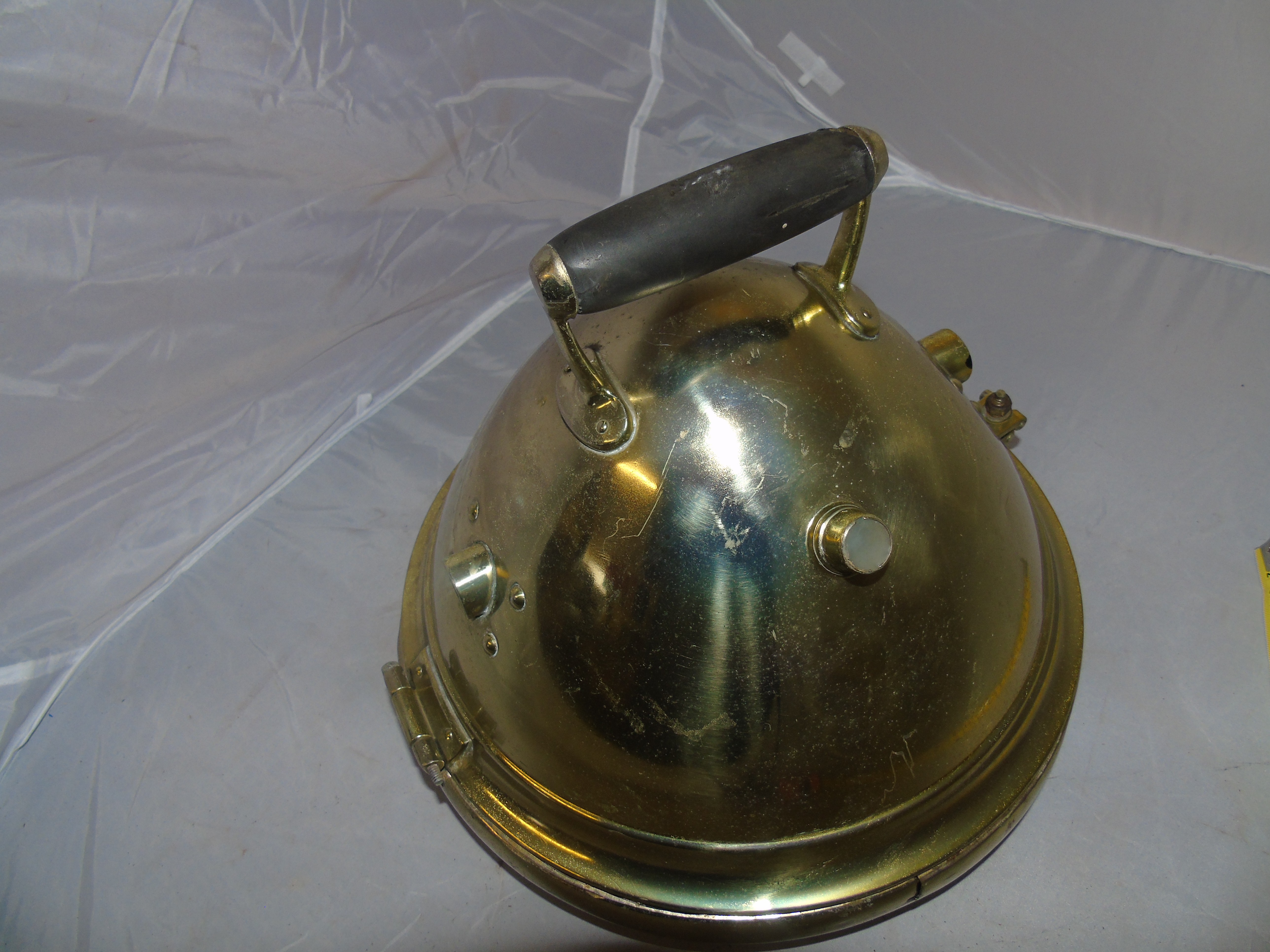 EARLY 10 INS MOTOR CAR LAMP CHROME BODY BY S & M LAMP CO LOS ANGELES 2 OTHER 12 INS & OTHER PARTS - Image 3 of 16