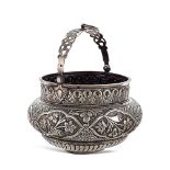 Silver bowl for Hammam Oriental art, 19th-20th century weight 325 gr.