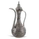 Silver jug Turkey, 19th - 20th century weight 1350 gr.