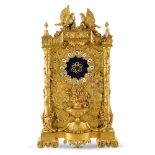 Gilt metal table pendulum clock