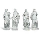 Four terracotta sculptures