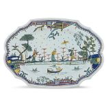 Rouen majolica plate