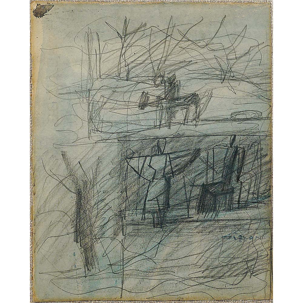 Mario Sironi Sassari 1885 - Milano 1961 24,7x19,7 cm.