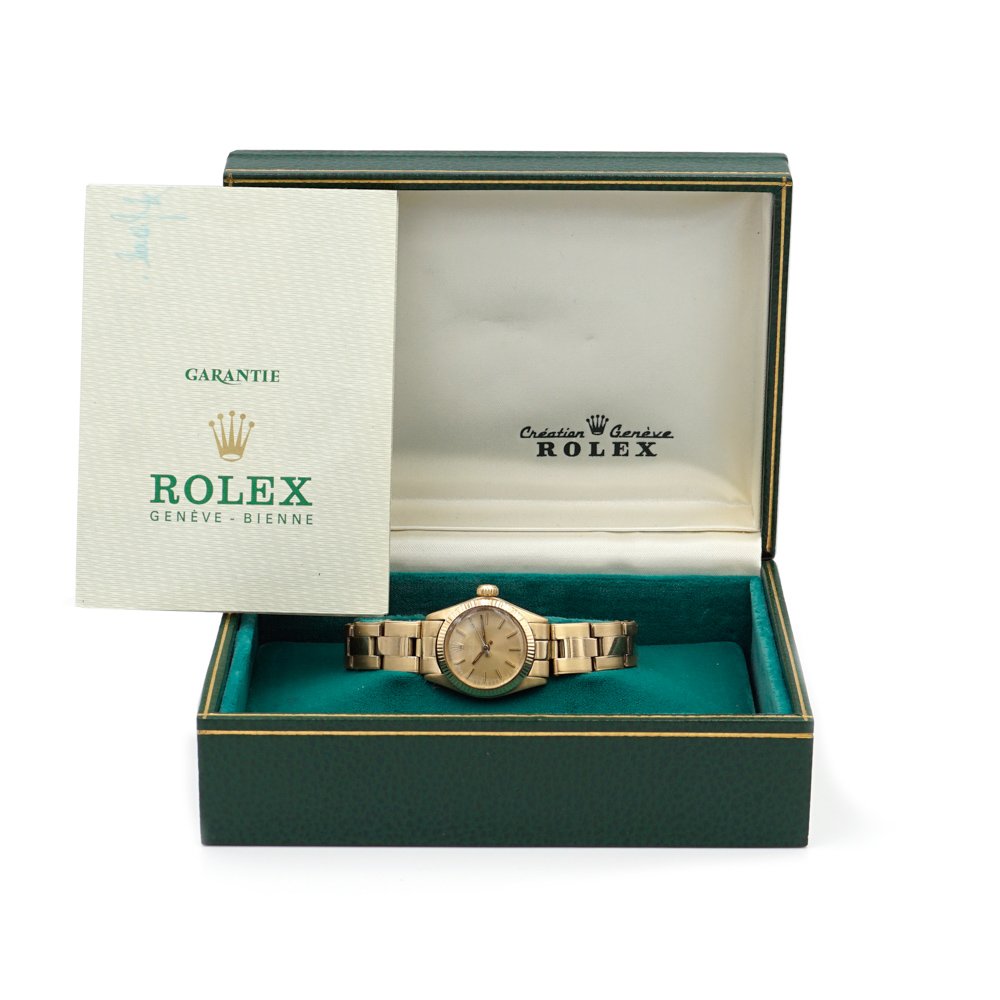 Rolex Oyster Perpetual, ladies watch 1977 weight 59 gr. - Image 4 of 4