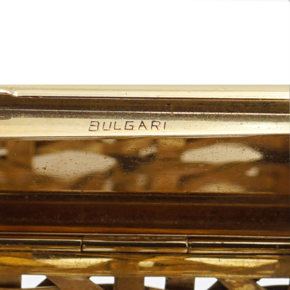 Bulgari, 18 kt gold box 80/90's weight 134 gr. - Image 2 of 2