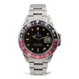 Rolex Gmt Master II Fat Lady Oyster Perpetual, wristwatch 1984