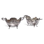 Pair of silver baskets Germany, 19th-20th century weight 250 gr.