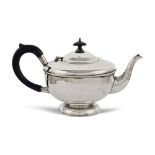 Silver teapot Birmingham, 1937 weight 406 gr.