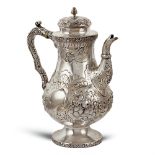 Silver coffee pot London, Giorgio III, 1818 weight 947 gr.
