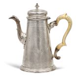 Silver coffee pot London, George II, 1735 weight 697 gr.