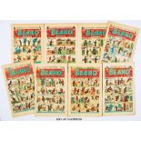 Beano (1949-50) 354, 360-368, 370, 397, 399, 402 April Fool, 409. No 368 [vg], balance [fn-/vfn-] (