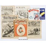 Early Comic Papers (1881-1908). Boy's Champion 7, Boys' Herald 1-10, Boy's Prince of Novelettes 186,