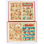 Beano (1950) 390-441. Complete in two bound volumes. (Second volume Nos 411-441 in larger format).