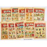 Beano (1957) 783-797, 799-802, 804 and (1959) 890, 894. A few [vg+/fn], balance [gd/vg] (22). No