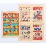 Beano Comic No 1 (1938). With Beano No 1 and No 2 Flyer 8 pg Mini Comic. First appearances of Big