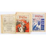 Pals (1922-23) 1-30 (E. Hulton). In four amateur bound volumes. No 1 front cover is stuck, face
