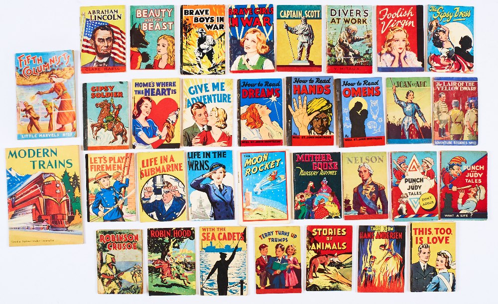 Better Little 'Blitz' books (1940-44 Raphael Tuck). 33 unnumbered issues (a few by other publishers)