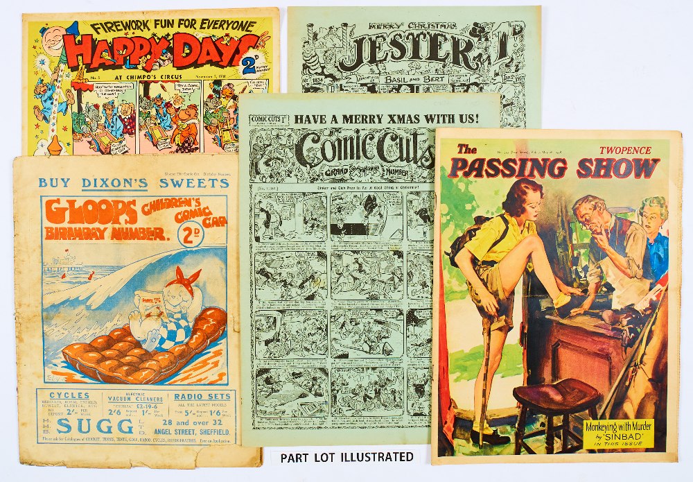 Happy Days (at Chimpo's Circus) (1938) 5 Fireworks, 9-11, 12 Xmas, Gloops the Comic Cat Birthday