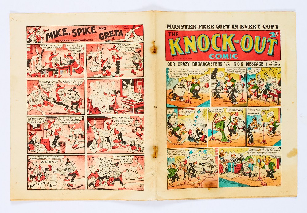 Knock-Out No 1 (1939). Starring Our Crazy Broadcasters. The Steam Man (Robot) on Treasure Island.