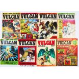 Vulcan (1975-76) 1-10, 12-21, 23, 28 last issue. With Vulcan Holiday Special and Vulcan Annual 1977.
