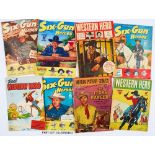 Six-Gun Heroes (1950s L. Miller) 50 (No 1), 51, 52, 56, 59, 60, 68, 69. With Real Western Hero