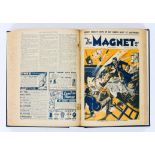 Magnet (Jul-Dec 1934) 1377-1402. Half-year in bound volume. Bunter, Harry Wharton, Bob Cherry and