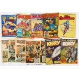 Swift Morgan Space Comic (1953 Popular Press) 50 (No 1), 52 with Roy Carson 46, 54, Blackhawk 15,