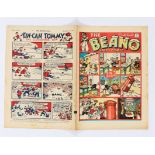 Beano 75 (1939) Second Xmas Comic. Propaganda war issues. Hooky's Magic Bowler Hat brings Hitler