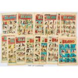 Beano (1950) 29 issues between 390-441 including New Year and Easter. With 805 Xmas (1957) [gd/