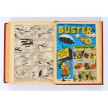 Buster (Jul-Dec 1969) 26 unnumbered issues in half-year bound volume. Publisher's file copy with