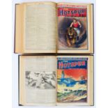 Hotspur (Jan-Jun 1934) 19-44. In half-year bound volume. With Hotspur (1944) 480-506 complete year