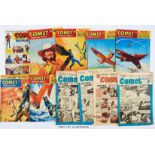 Comet (1957-59) 21 full colour cover issues between 446-518, 32 black and white/blue cover issues