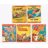 Super-Detective Library (1950s) 1, 5, 15, 33, 59. All The Saint issues. Bright covers, some rust