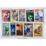 Union Jack (1916-28) 63 issues of Sexton Blake's Own Paper between 665-1312. All with rusty