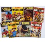 WDL Giant Comics (1958) 1-8. Complete run of 68 pg titles including Black Diamond Western, All