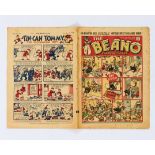 Beano 74 (1939). Propaganda Xmas Number. Wild Boy of the Woods steals Nazi Christmas dinner, Daddy