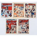Wonderman (1948 Paget) 1, 4, 22. With Oh Boy! 4, 5 (No 4 cover art and story by Bob Monkhouse) [